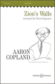 Zion's Walls TTBB choral sheet music cover Thumbnail